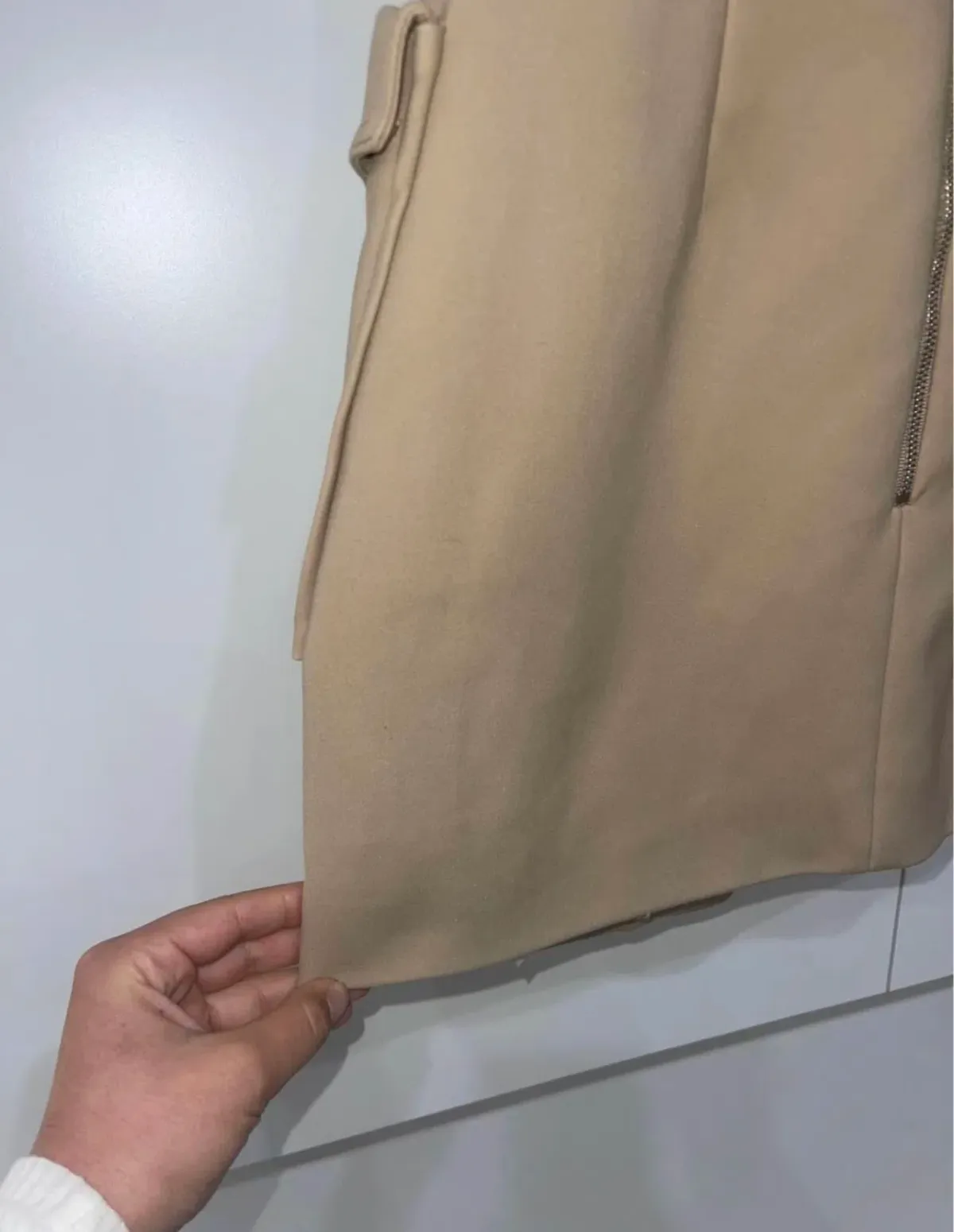Dion Lee Pocket Bustier Dress Tan Size 6 - Image 6