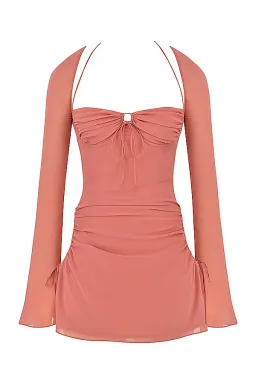 House of CB Baby Mini Dress Pink Size XS / Au 6 for rent on The Volte - image 8