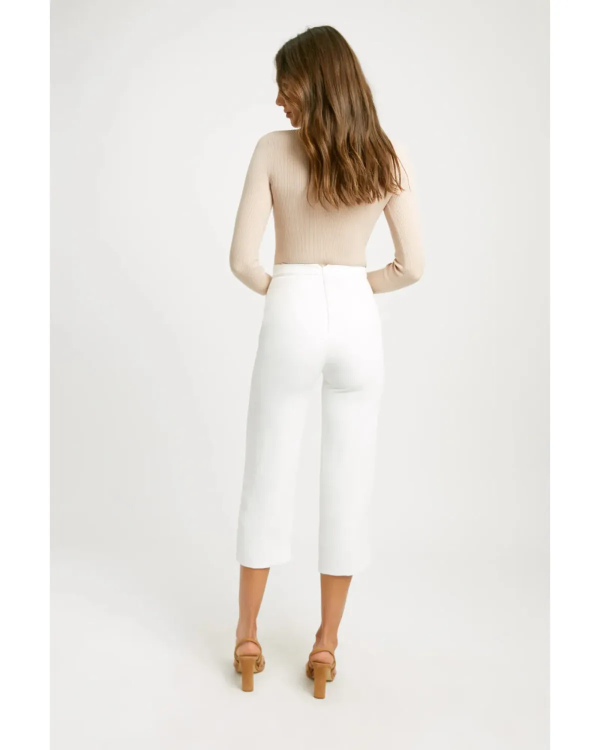 Kookai Oyster Pants White Size AU 6 - Image 3