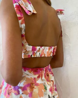 Sofia the Label Mimi Cut Out Mini Dress Print Size 8  for rent on The Volte - image 3