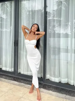 Solita Kendra Dress White Size 6 for rent on The Volte - image 1