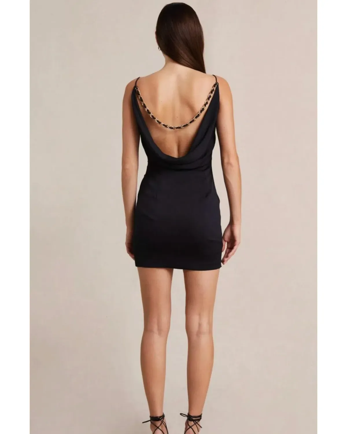 Bec & Bridge Modern Romance Mini Dress Black Size AU 8 - Image 4