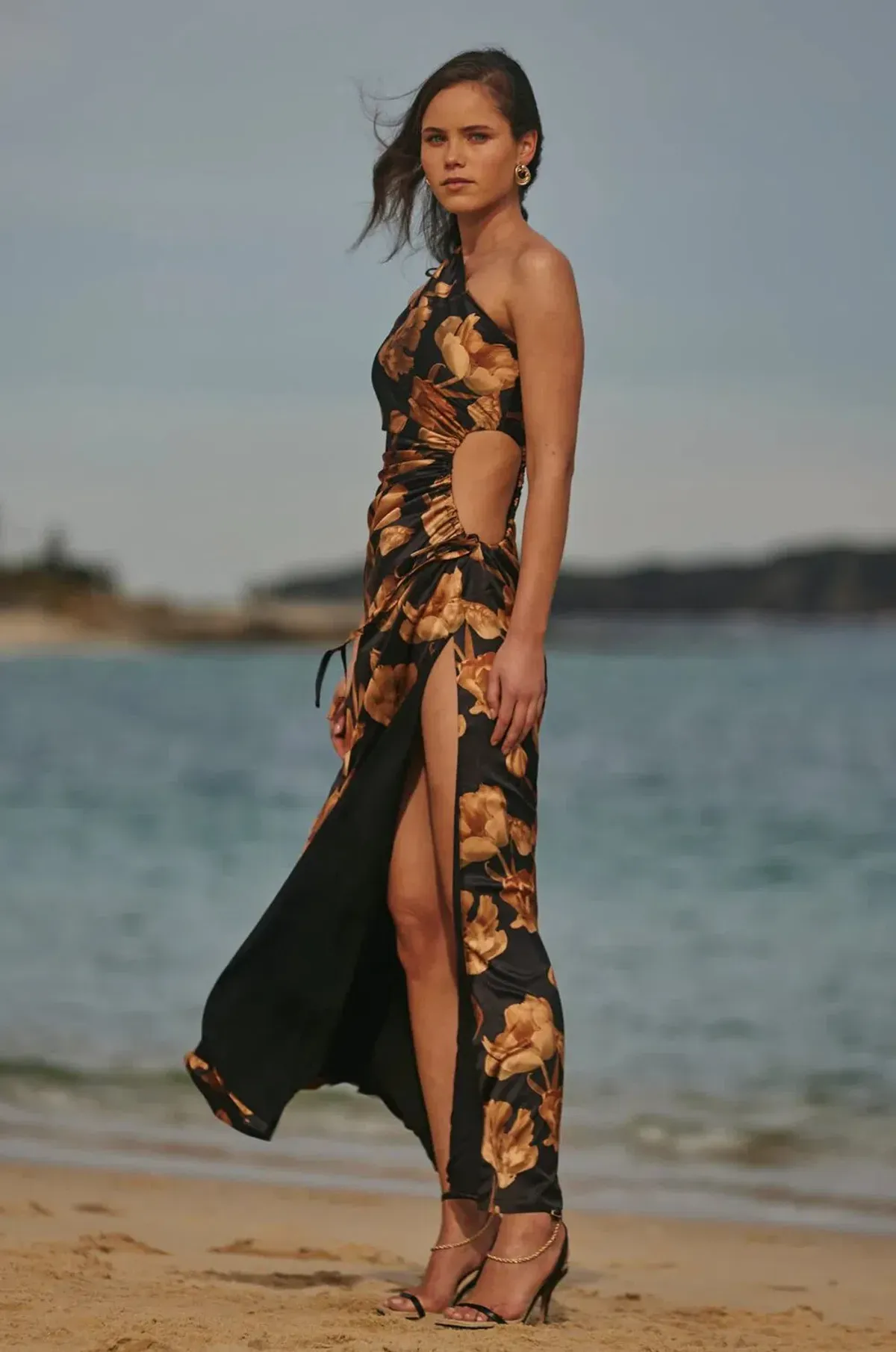 Sonya Nour Marabella Maxi Dress Print Size 12  - Image 3