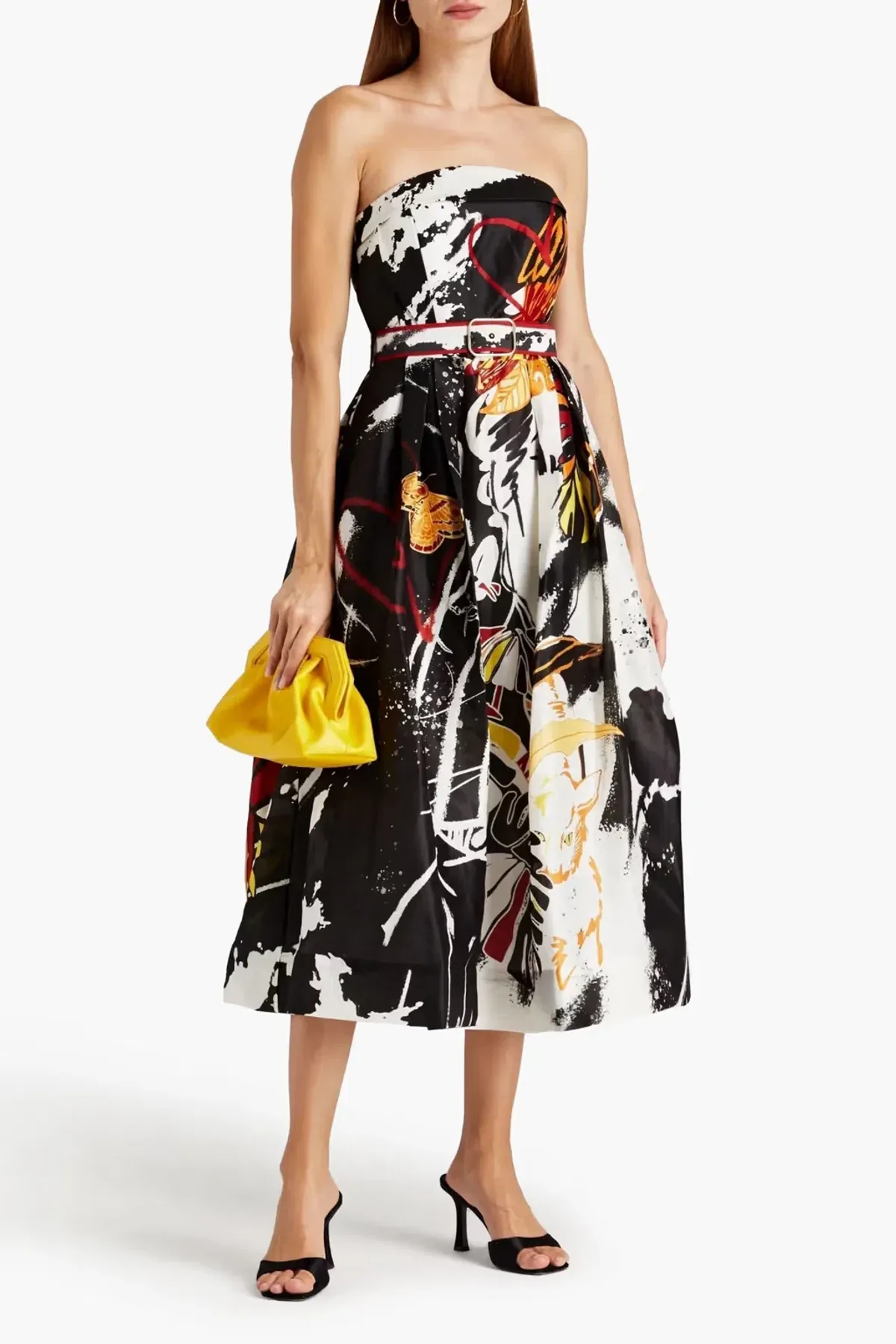 Leo and Lin Frida Bustier Dress Print Dress Size 10 - Image 1