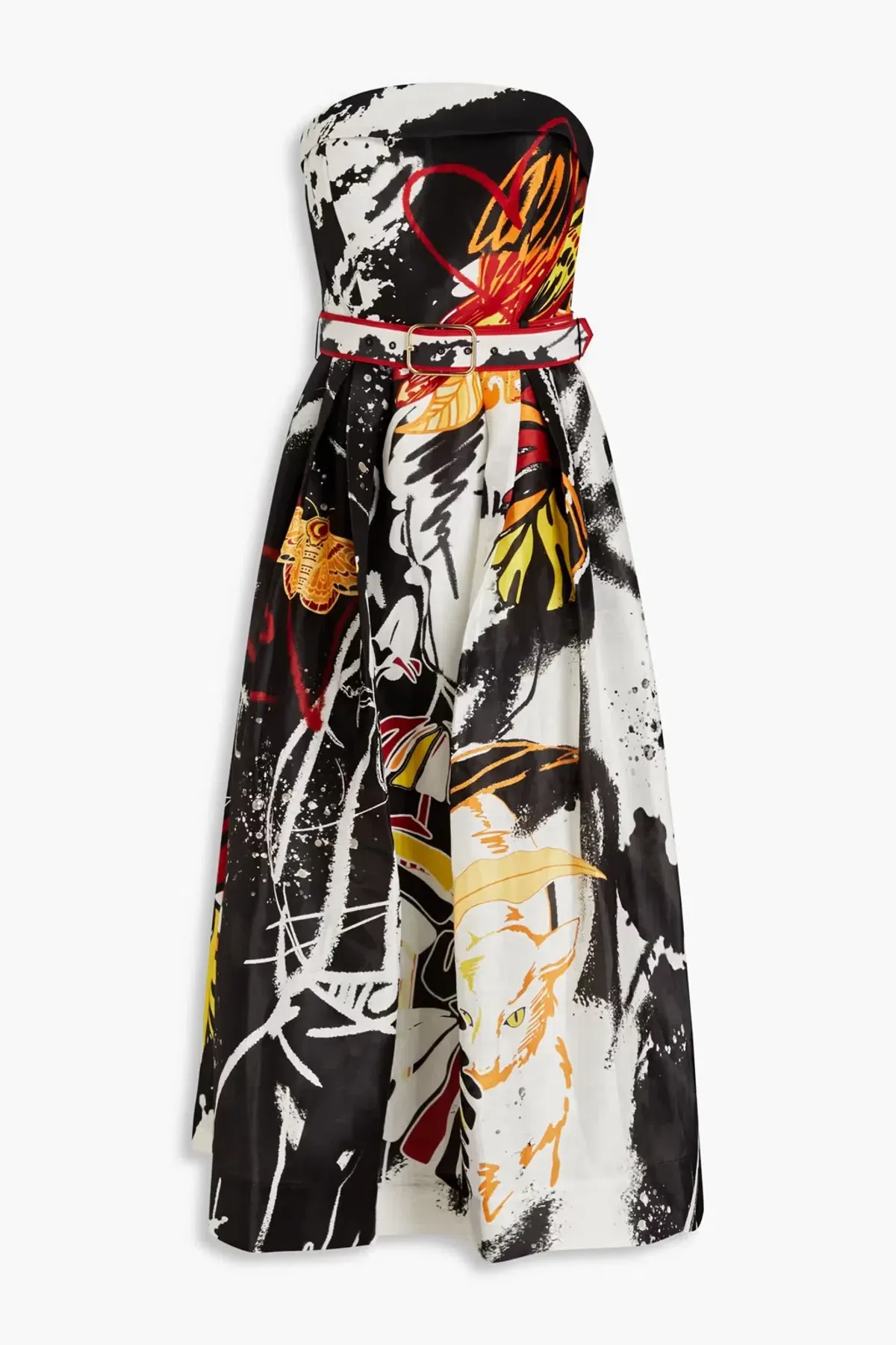 Leo and Lin Frida Bustier Dress Print Dress Size 10 - Image 3