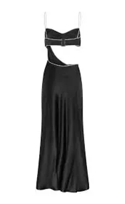 Michael Lo Sordo Symic Crystalline Luna Maxi Dress Black Size XS / Au 6 for rent on The Volte - image 6