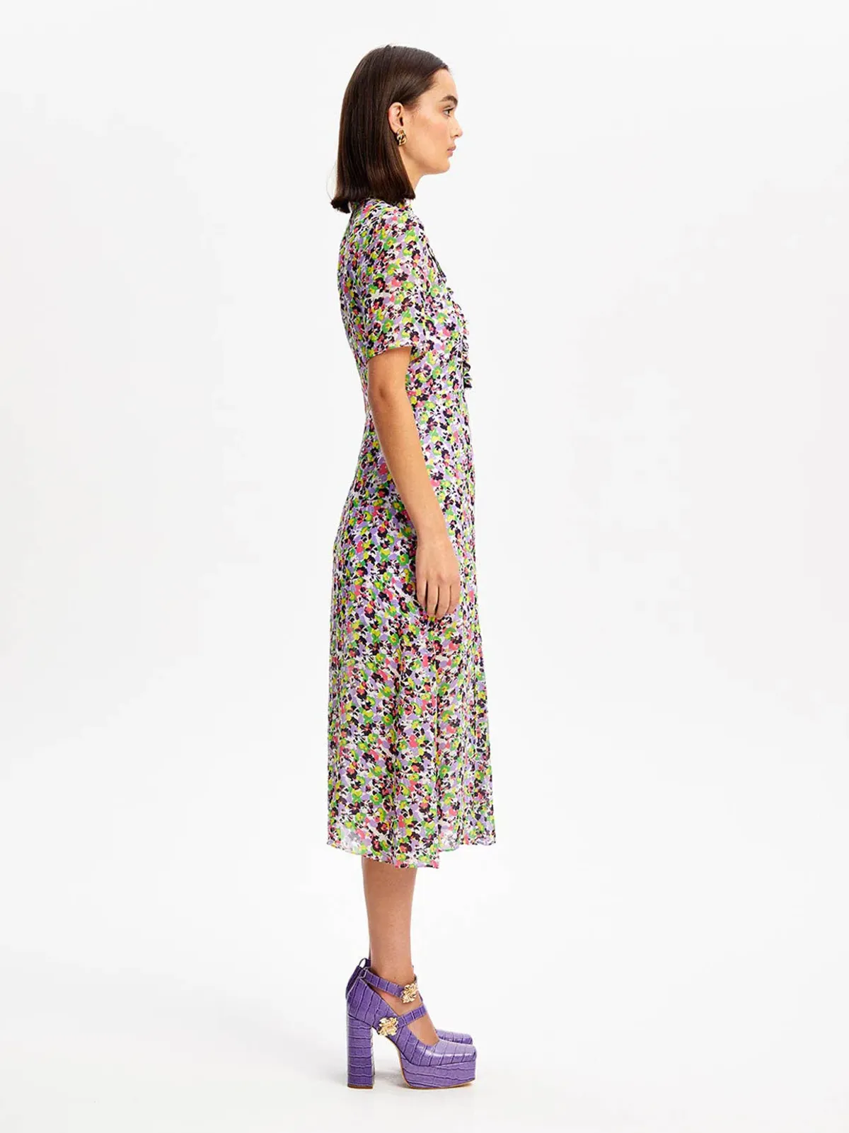 Alice McCall Midnight Sun Midi Dress Multi Size XS / Au 6 - Image 4