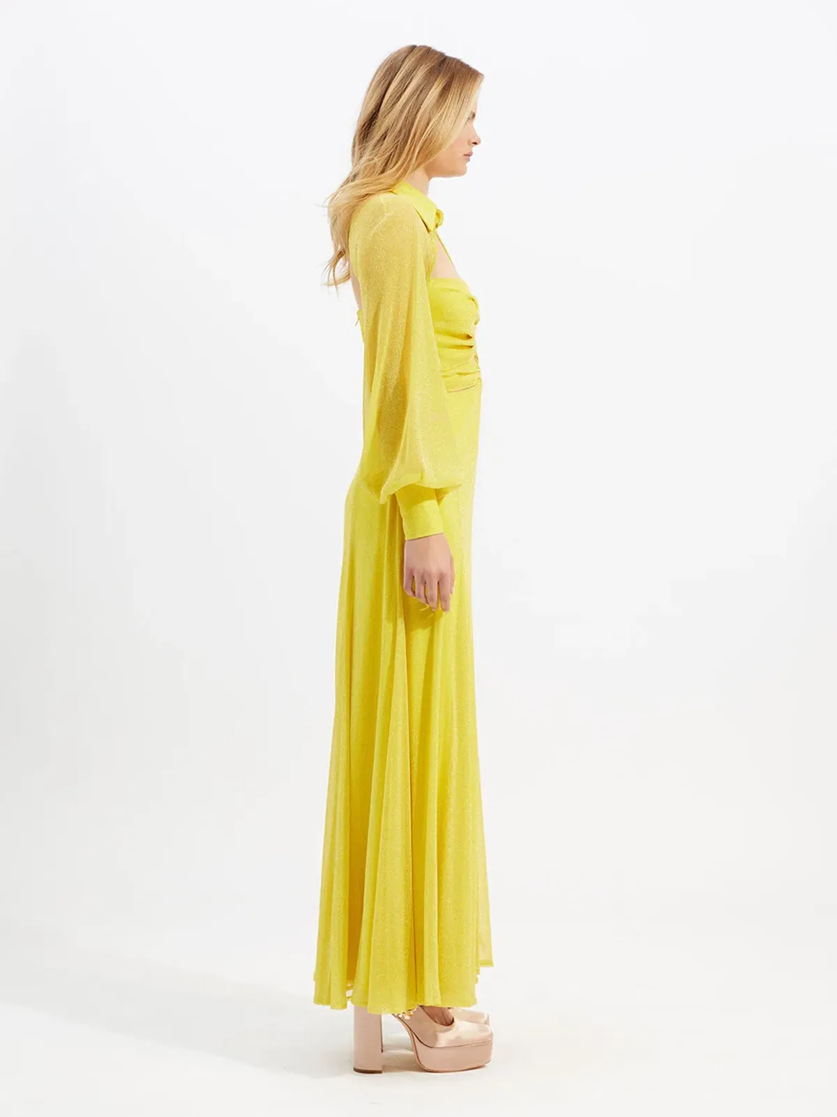 Alice McCall Sunset Kiss Midi Dress in Mango Size 10 - Image 3