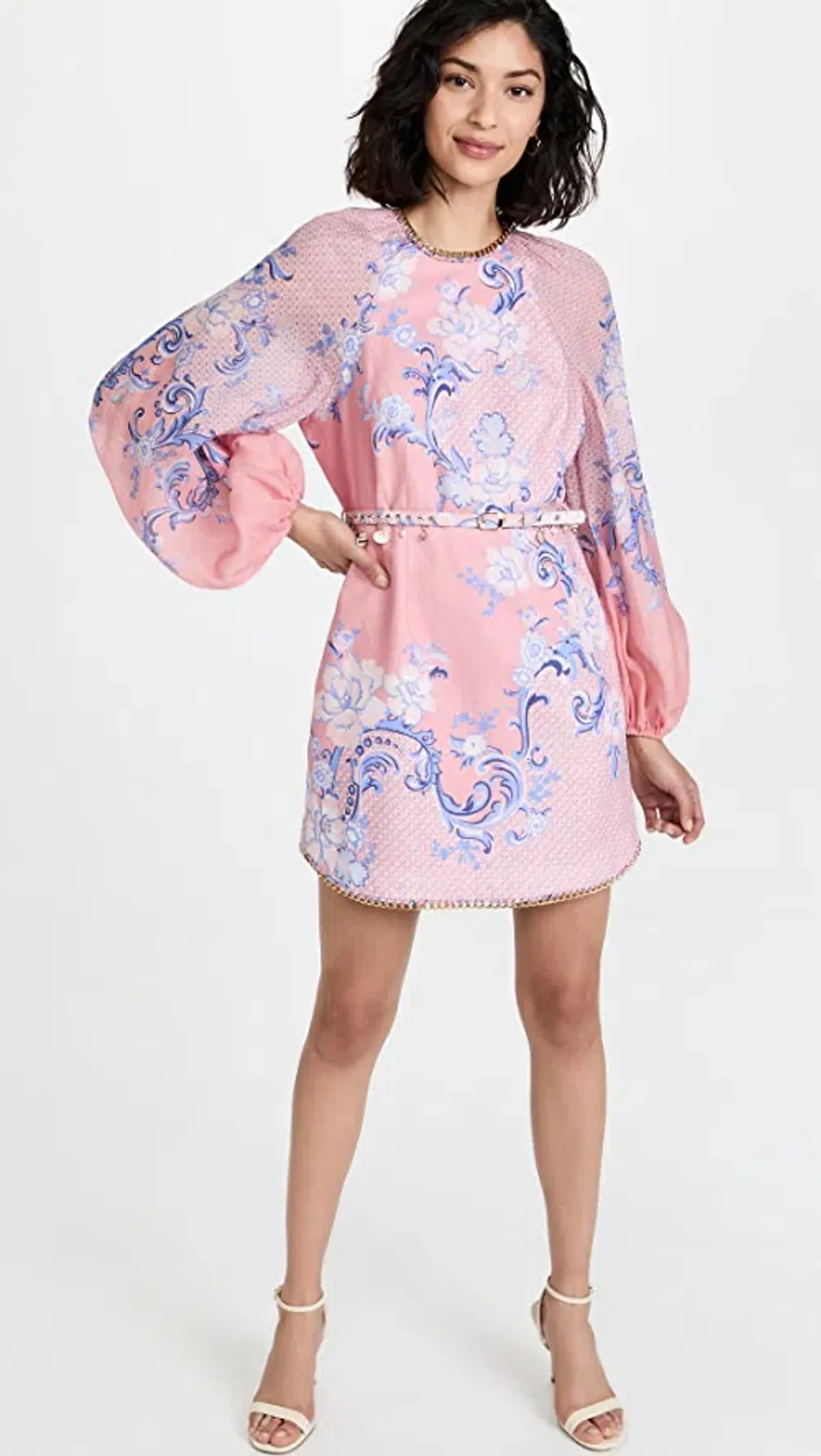 Zimmermann Postcard Floral Mini Dress Print Size 0 / Au 8 - Image 1