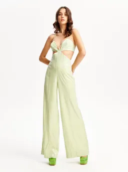 Alice McCall Night Sky Jumpsuit Lime Cream Size 10 for rent on The Volte - image 3