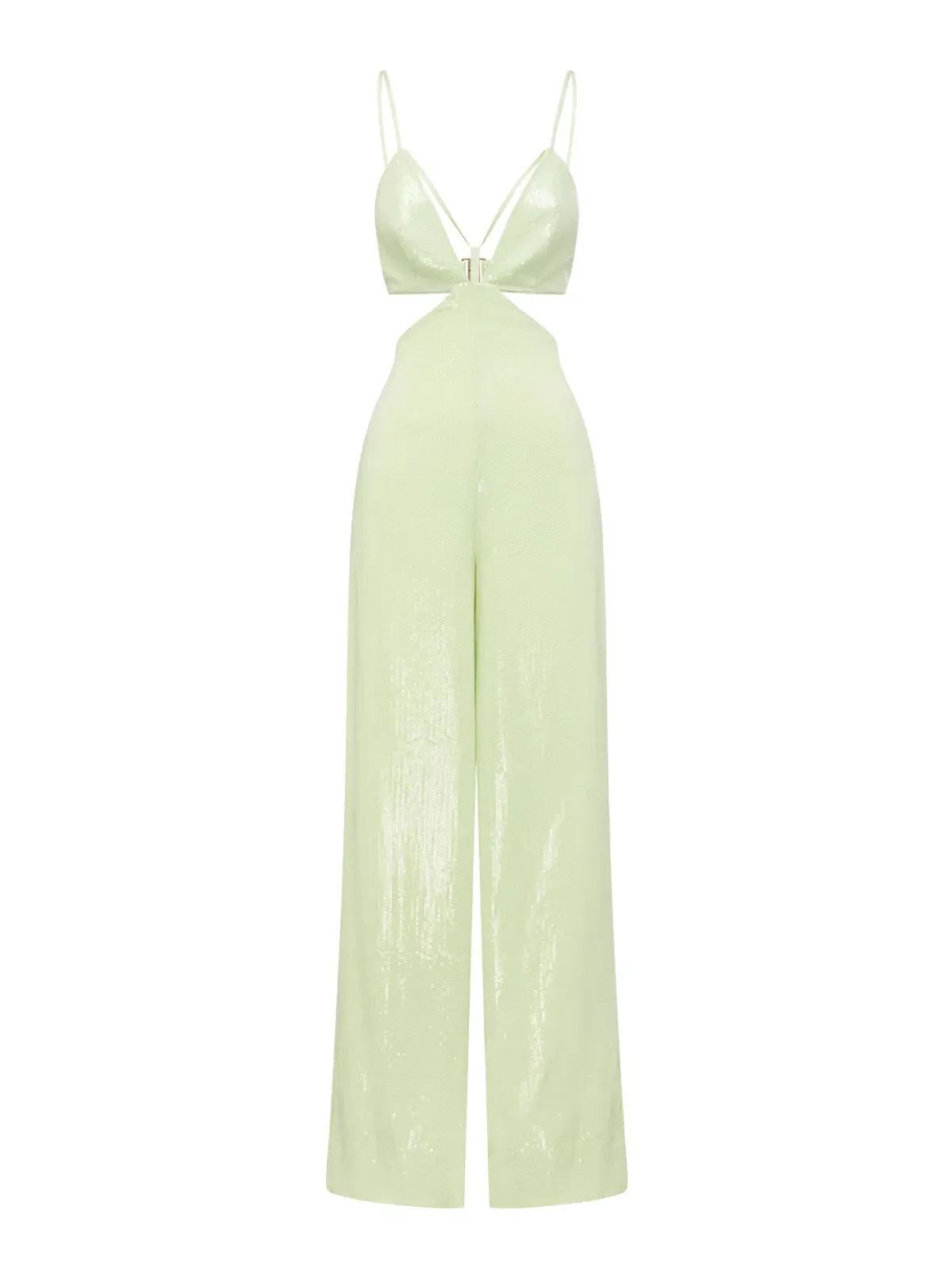 Alice McCall Night Sky Jumpsuit Lime Cream Size 10 - Image 6
