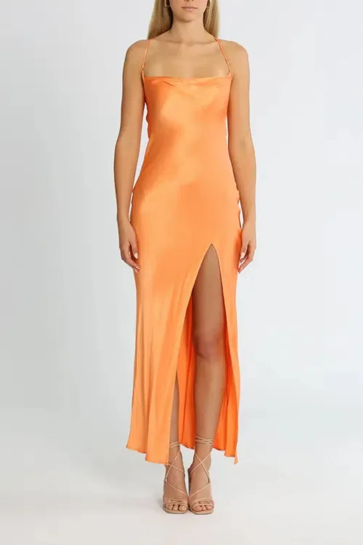 Bec & Bridge Annika Cowl Gown Sorbet Size 8 - Image 6
