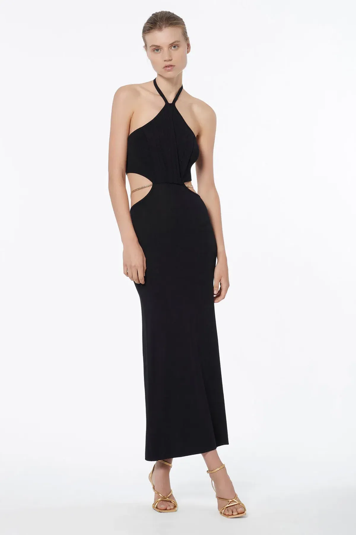 Manning Cartel Limitless Knit Chain Dress Black Size XS - Image 1