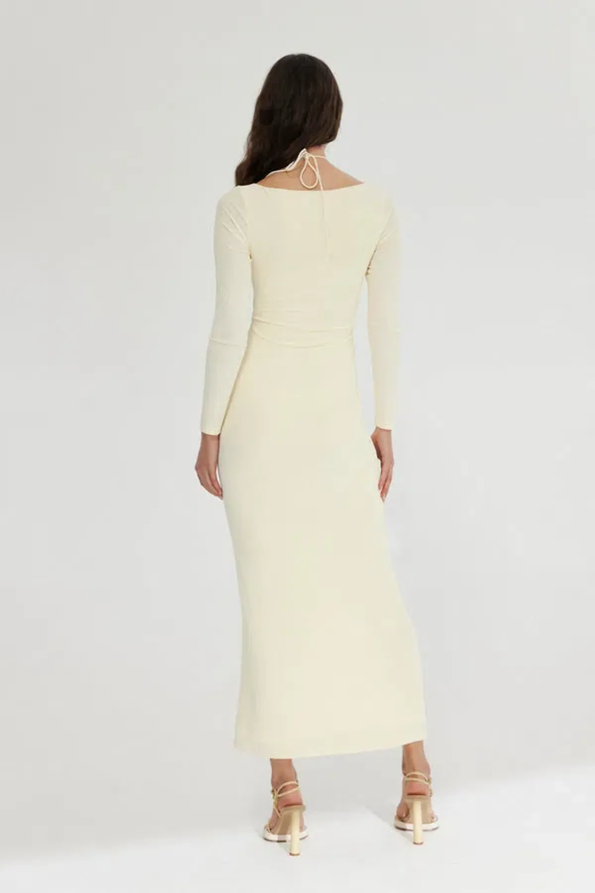 Significant Other Marie Dress Butter Yellow Size 6 - Image 3