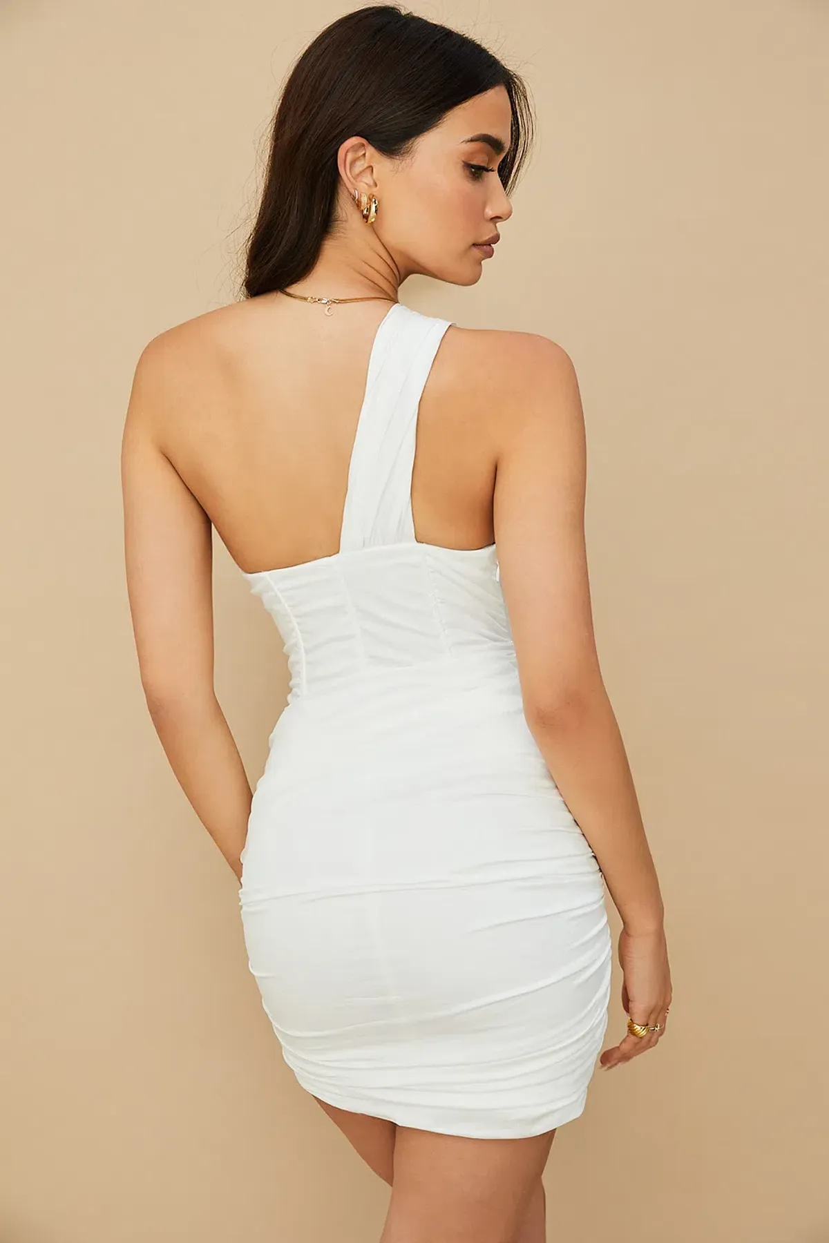 House of CB Clementine Cut Out Mini Dress White Size XS / Au 6 - Image 3
