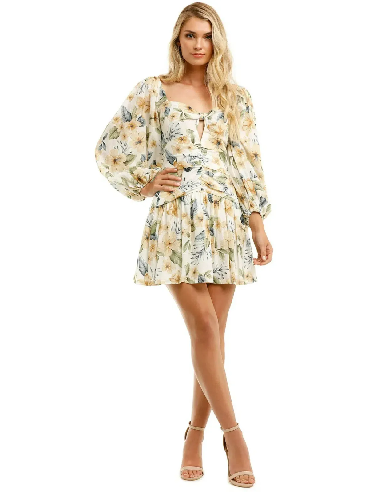Bec & Bridge Fleurette Mini Dress Floral Size AU 6 - Image 1