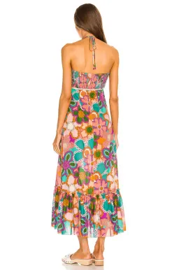 Zimmermann Lola Frill Picnic Dress Purple Floral Size 1/Au 8 for rent on The Volte - image 2