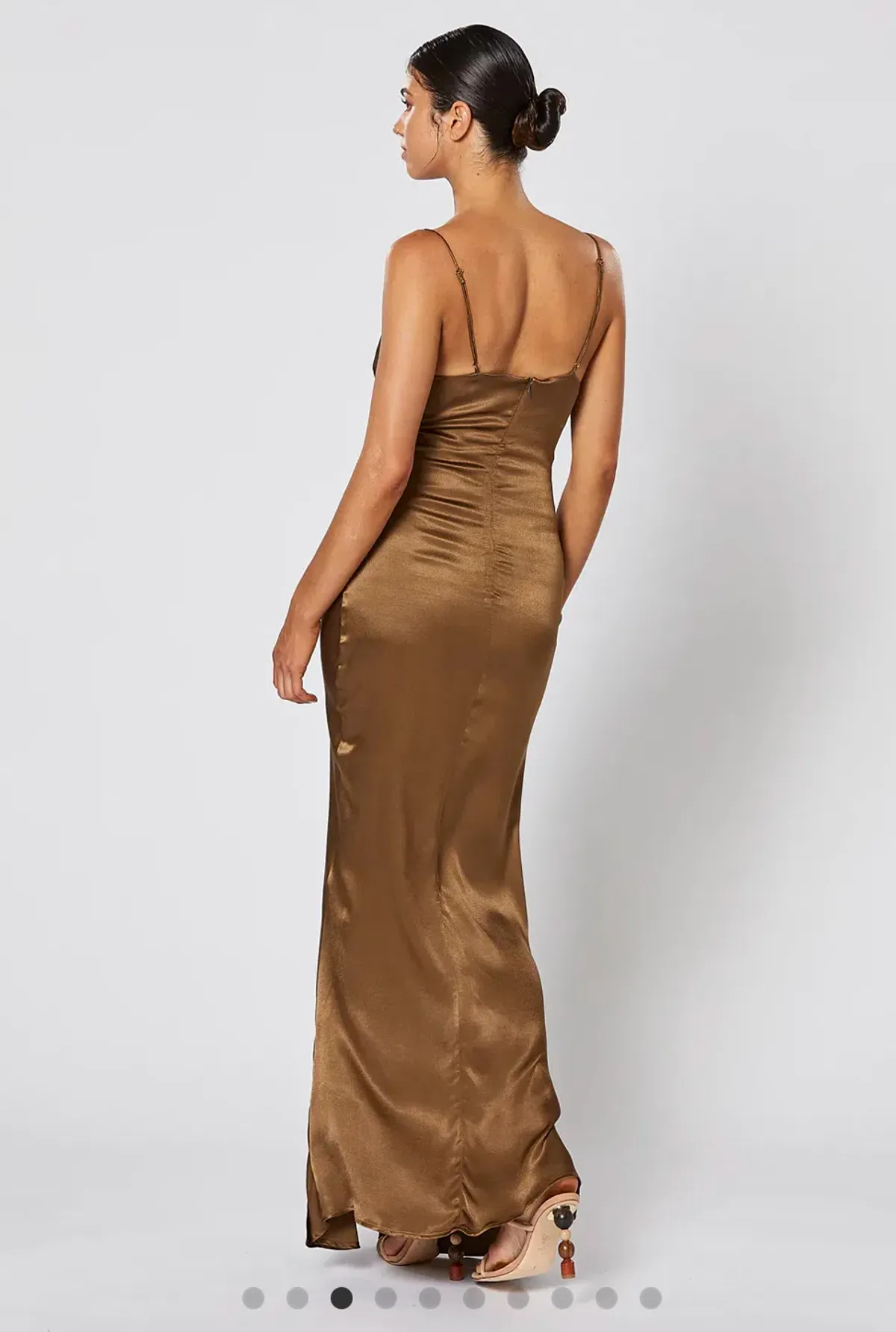 Winona Etoile Dress in Cocoa Size Medium/ Au 10 - Image 4