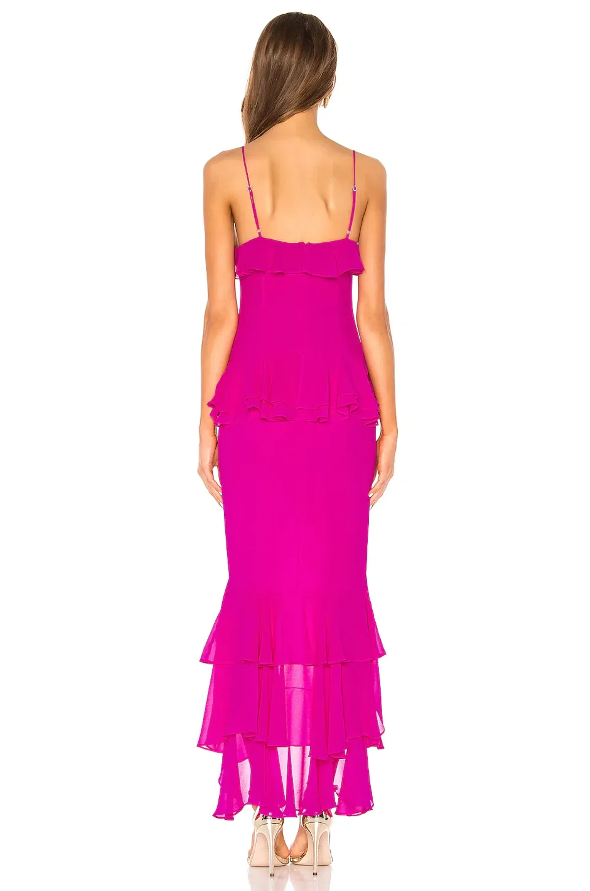 Melissa Gown in Magenta Size 10 - Image 1