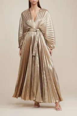 Acler Gold Westover Dress Golden Size 6 for rent on The Volte - image 1