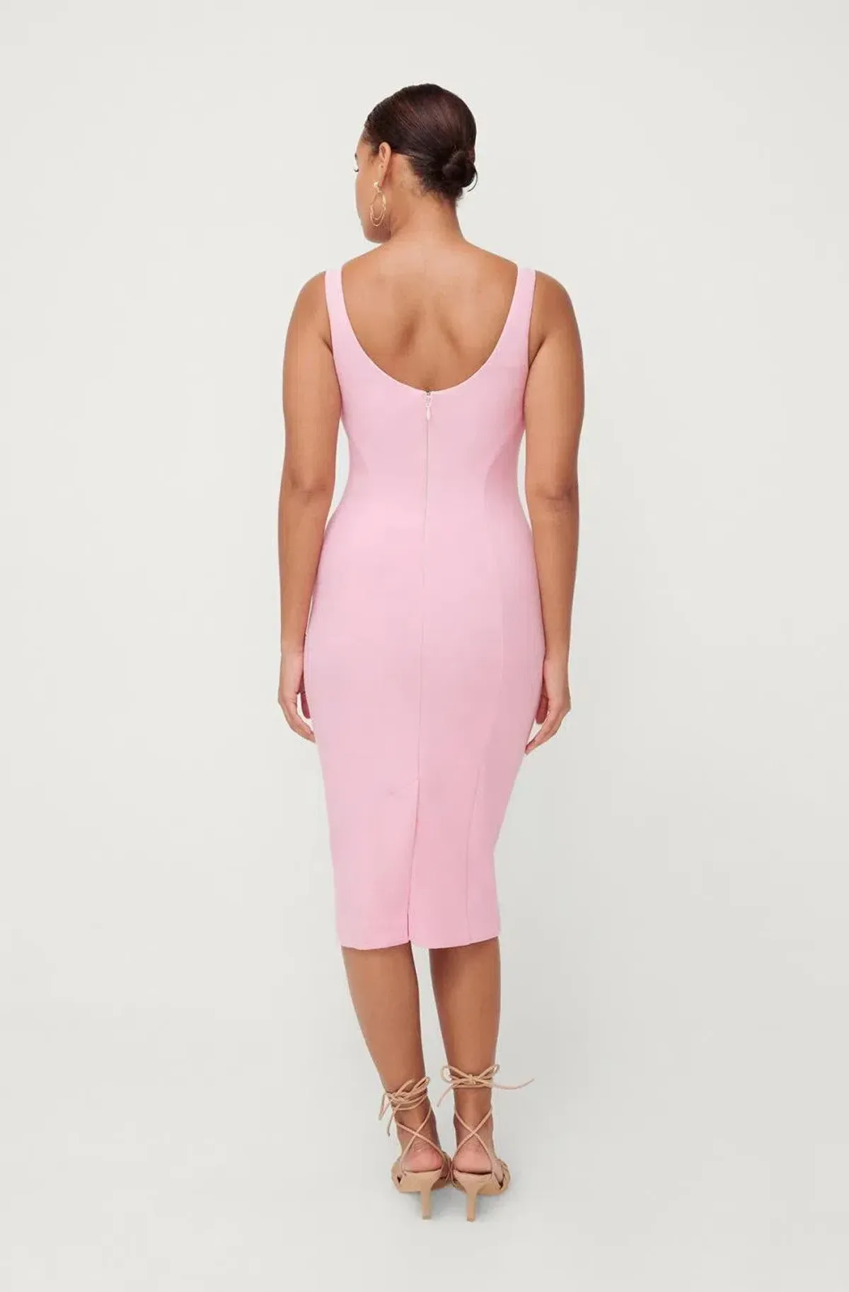 Sheike High Society Midi Dress Pink Size 8 - Image 2