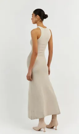 Dissh Adalyn Asym Midi Dress Stone Size 10 / M for rent on The Volte - image 2