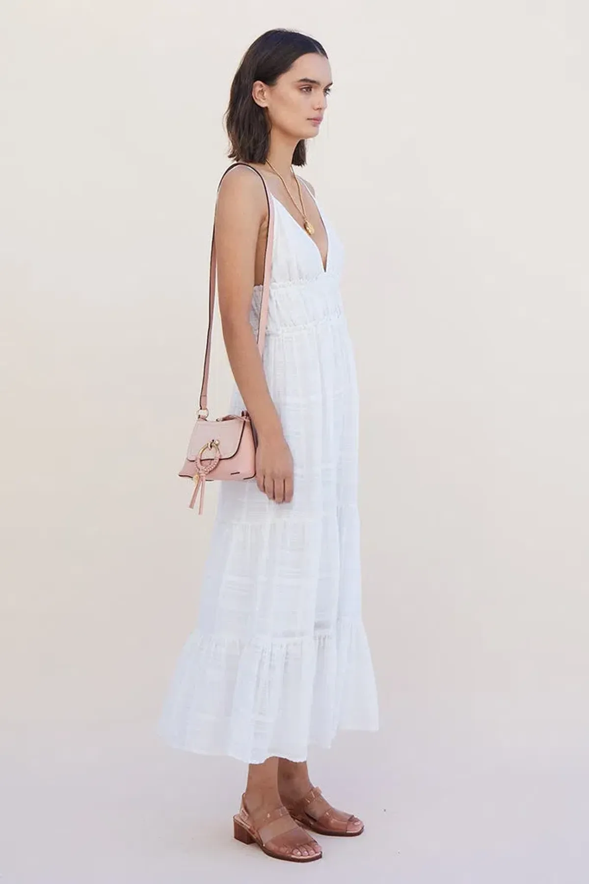Suboo Yoko Maxi Dress Ivory Size XS/Au 6 - Image 2