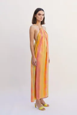 Suboo Sundown Halterneck Maxi Dress Sunset Ombre Size S/Au 8 for rent on The Volte - image 2