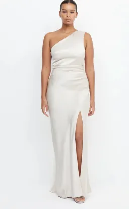 Bec & Bridge The Dreamer Asym Dress Sand Size 8 for rent on The Volte - image 4