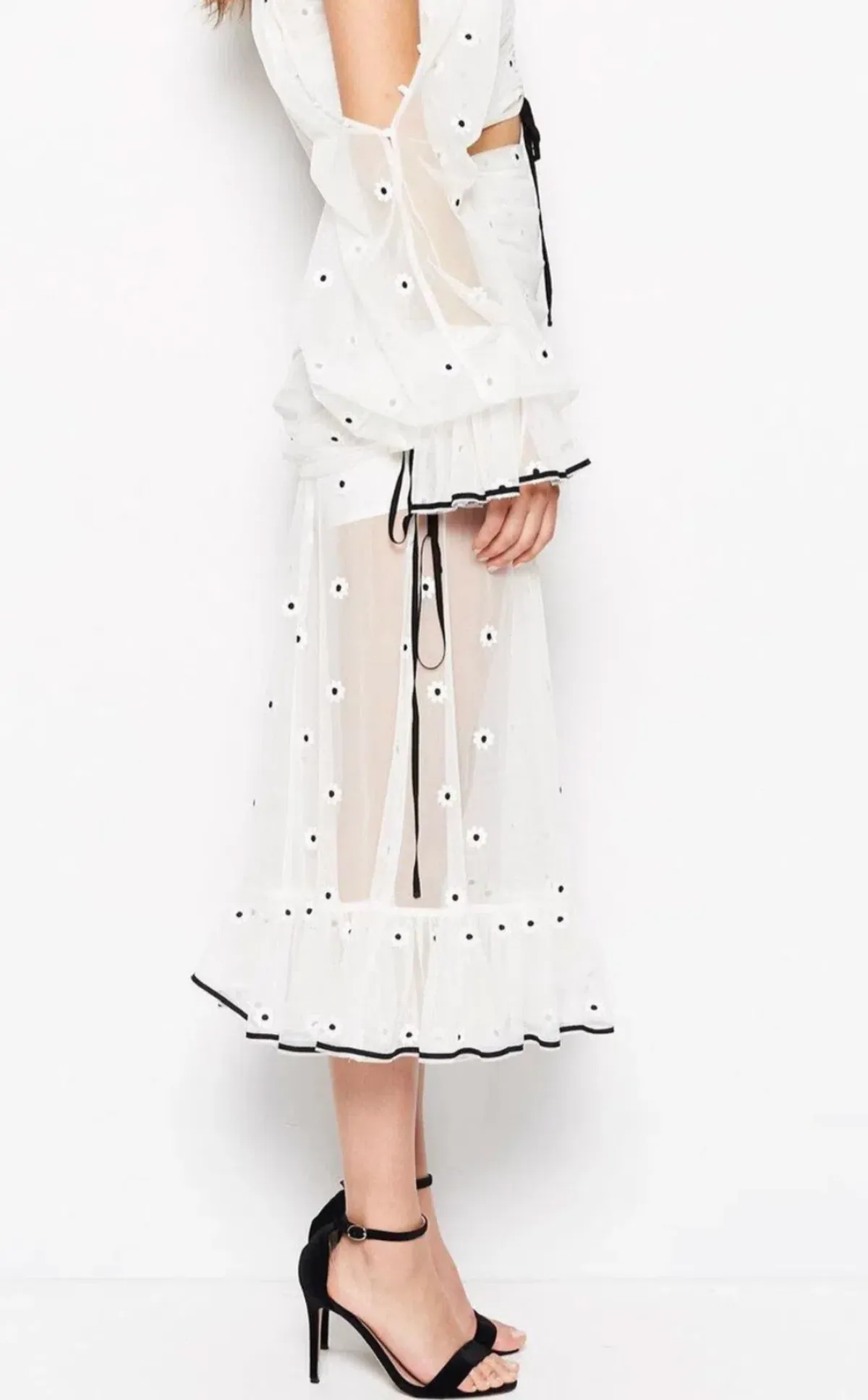 Alice McCall Le Lady Skirt White Size 6 - Image 3