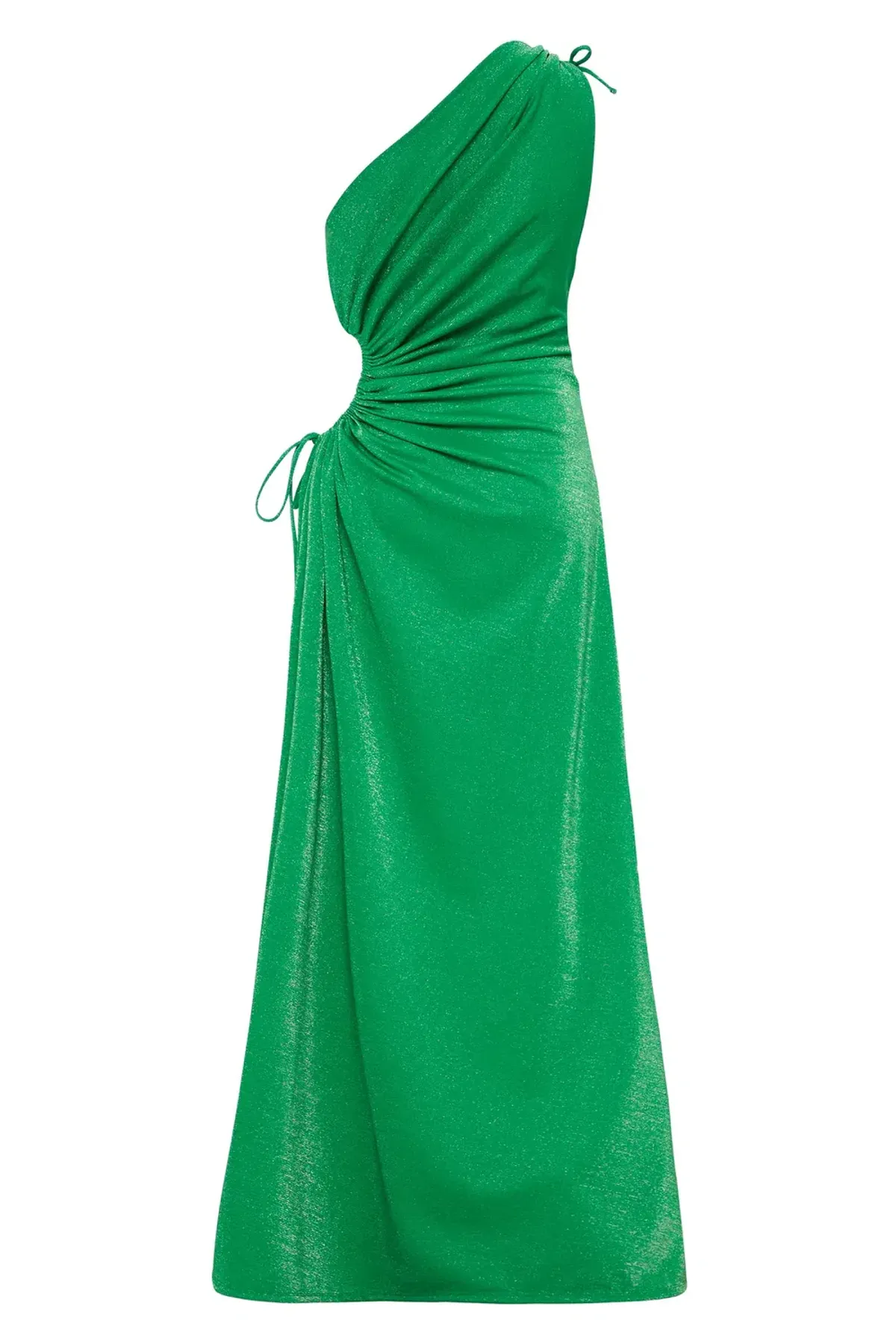 Sonya Moda Nour Maxi Dress Forest Green Shimmer Size 12 / L - Image 4