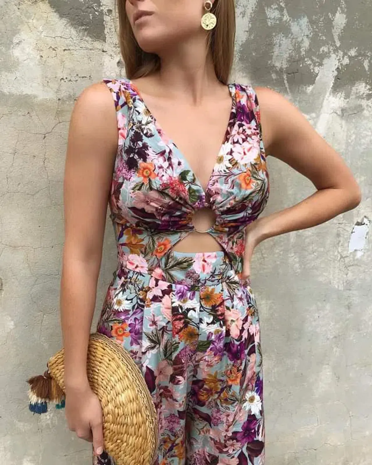 Sheike Hannah Floral Jumpsuit Size 8 - Image 1