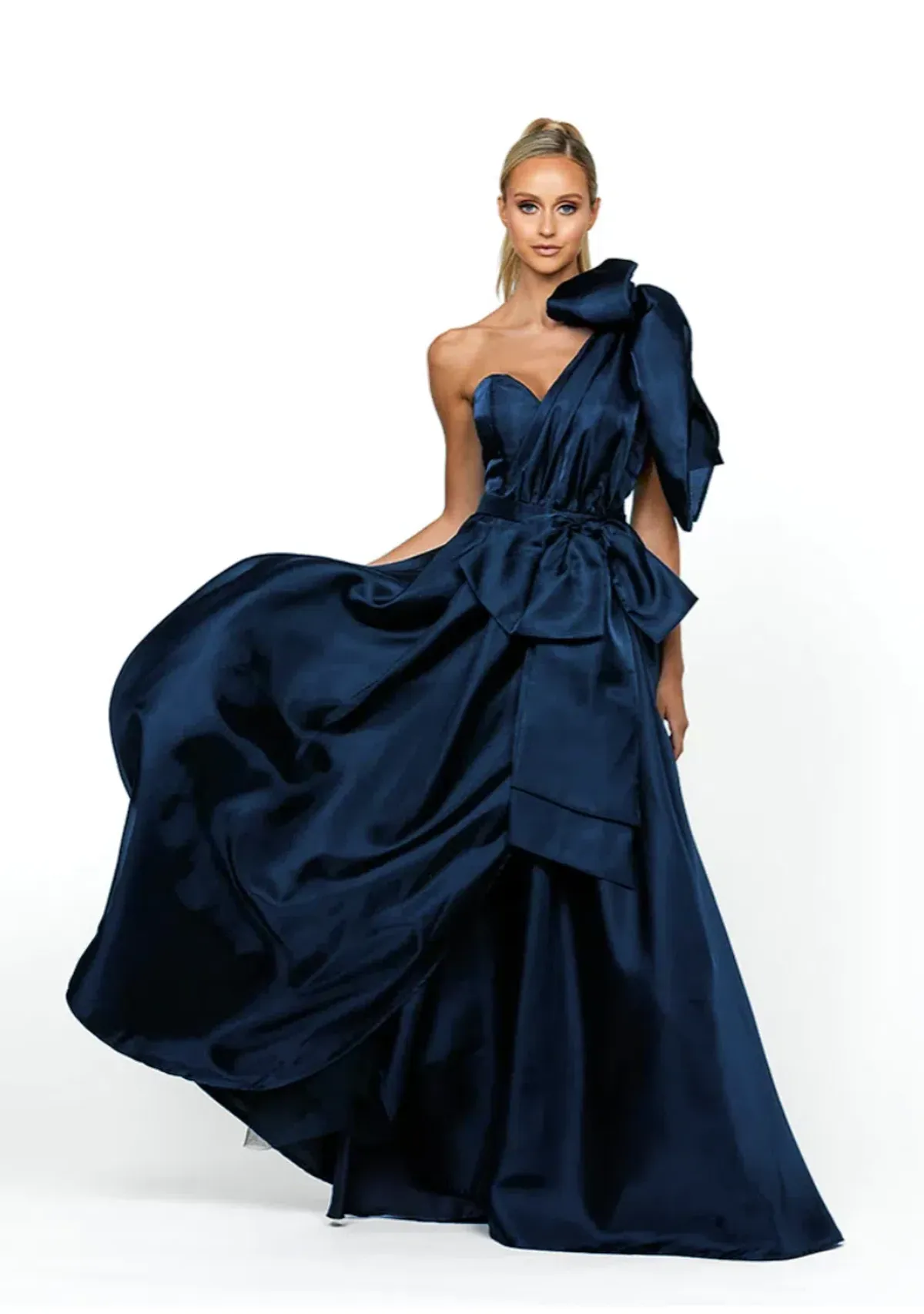 Bariano La Parfum  Ballgown Navy Size 10 - Image 1