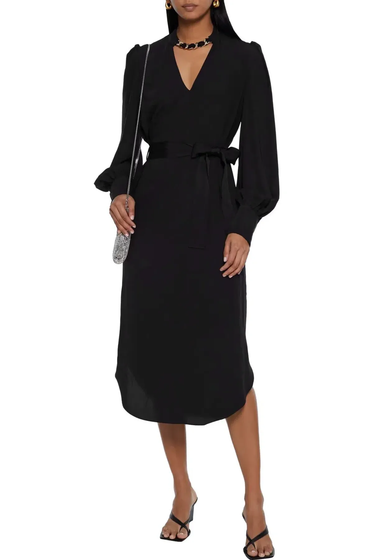 Zimmermann Espionage Chain Dress Black Size 2/Au 12 - Image 1