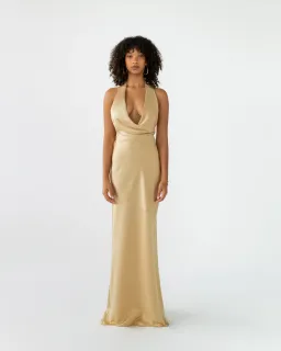 Arcina Ori Daniella Dress Gold Size XS / Au 6 for rent on The Volte - image 3