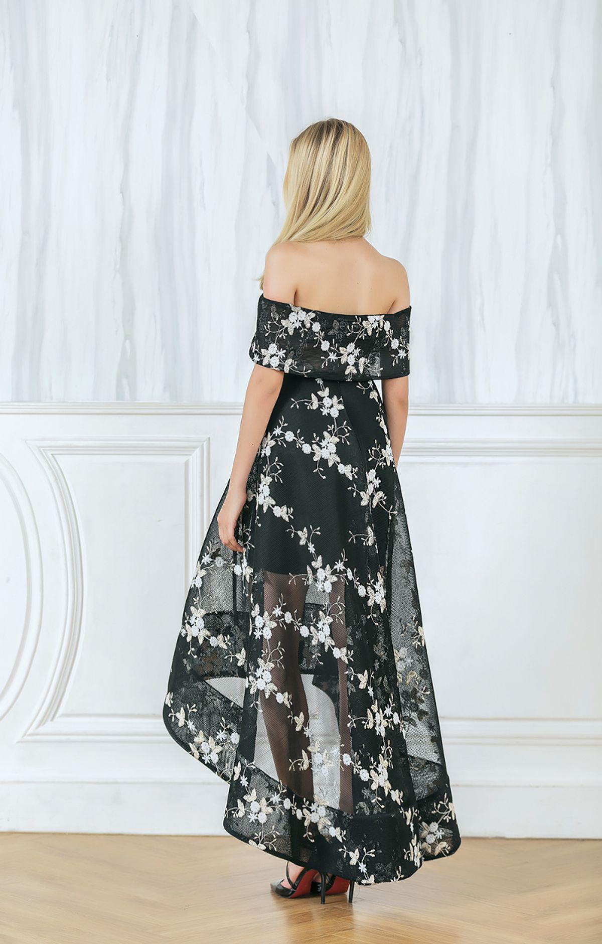 Bronx & Banco Flower Tulip Gown size 12 - Image 3