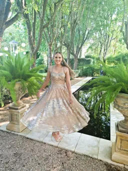 Bronx & Banco Mademoiselle Dress Nude Size M/Au 10 for rent on The Volte - image 2