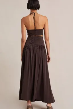 Bec & Bridge Joelene Top and Skirt Set Cognac Size 8  for rent on The Volte - image 3