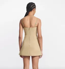Dion Lee Laced Bonded Mini Dress Sahara Size 10 for rent on The Volte - image 3