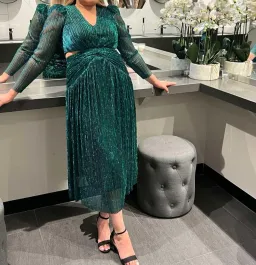 Sheike Millenium Dress Emerald Green Size 10 for rent on The Volte - image 4
