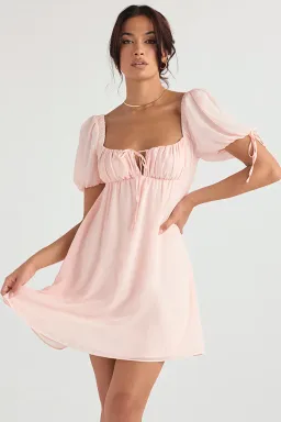 House of CB Princess Mini Dress In Pink Quartz Size 8  for rent on The Volte - image 3