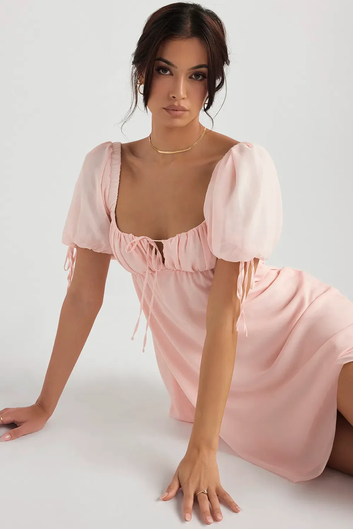 House of CB Princess Mini Dress In Pink Quartz Size 8 - Image 5