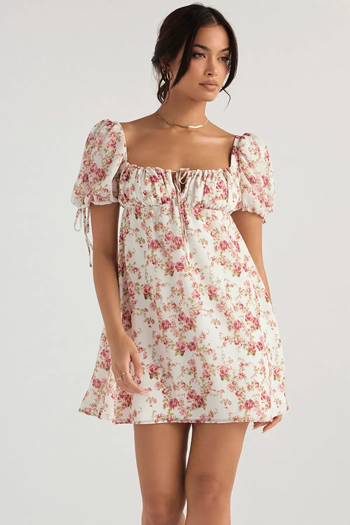 House of CB Princess Mini Dress Floral Size 8 - Image 1