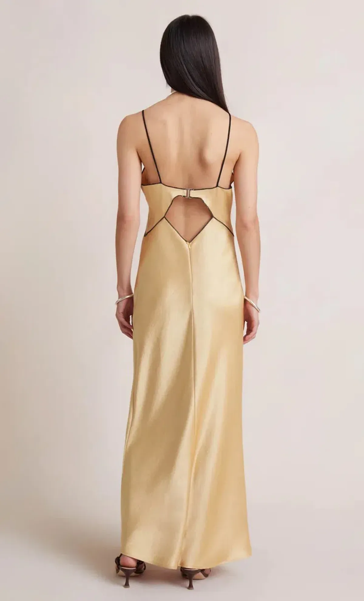 Bec & Bridge Hazel Maxi Dress Wheat / Yellow Size 6 - Image 4