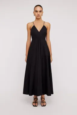 Scanlan Theodore Parachute Strappy Dress Black Size 10 for rent on The Volte - image 1