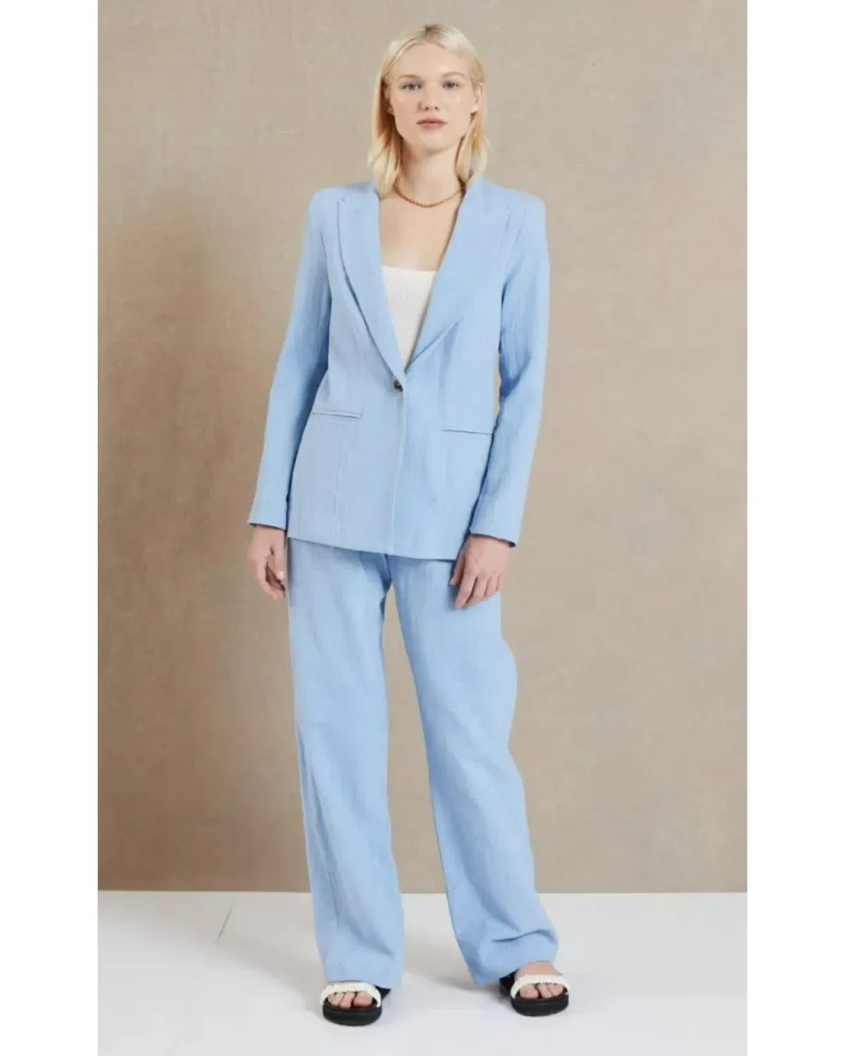 Bec & Bridge Harriet Pants Sky Blue Size XS / AU 6  - Image 1