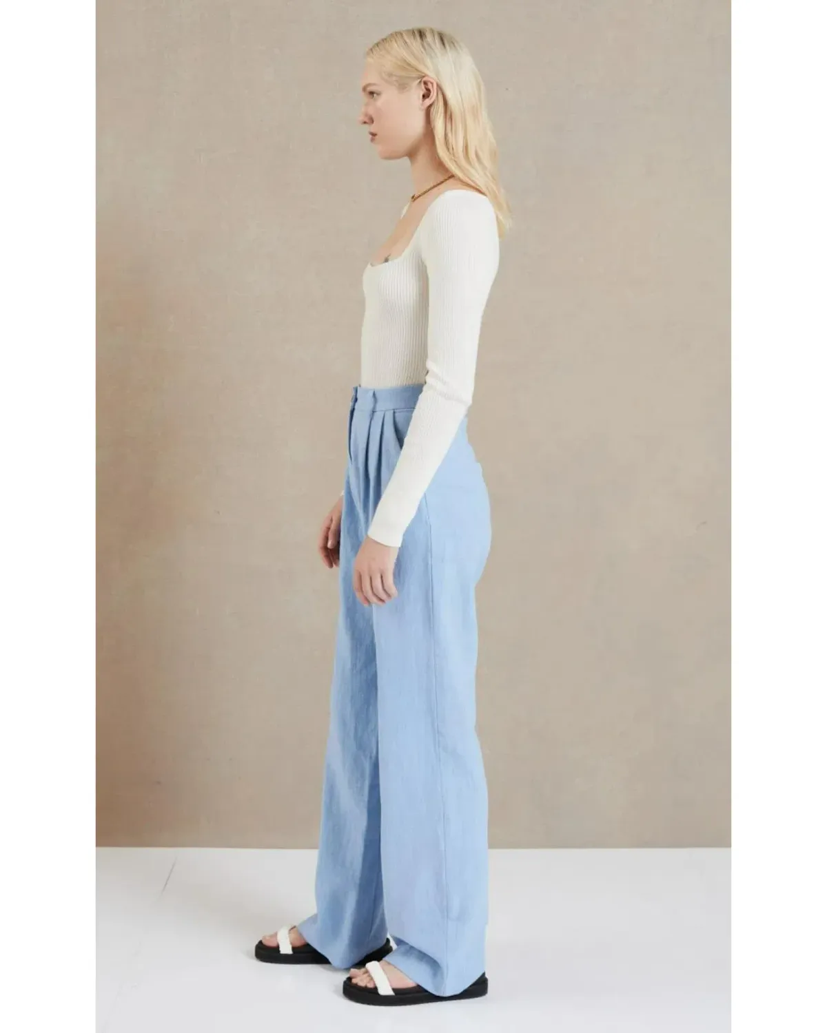 Bec & Bridge Harriet Pants Sky Blue Size XS / AU 6  - Image 2