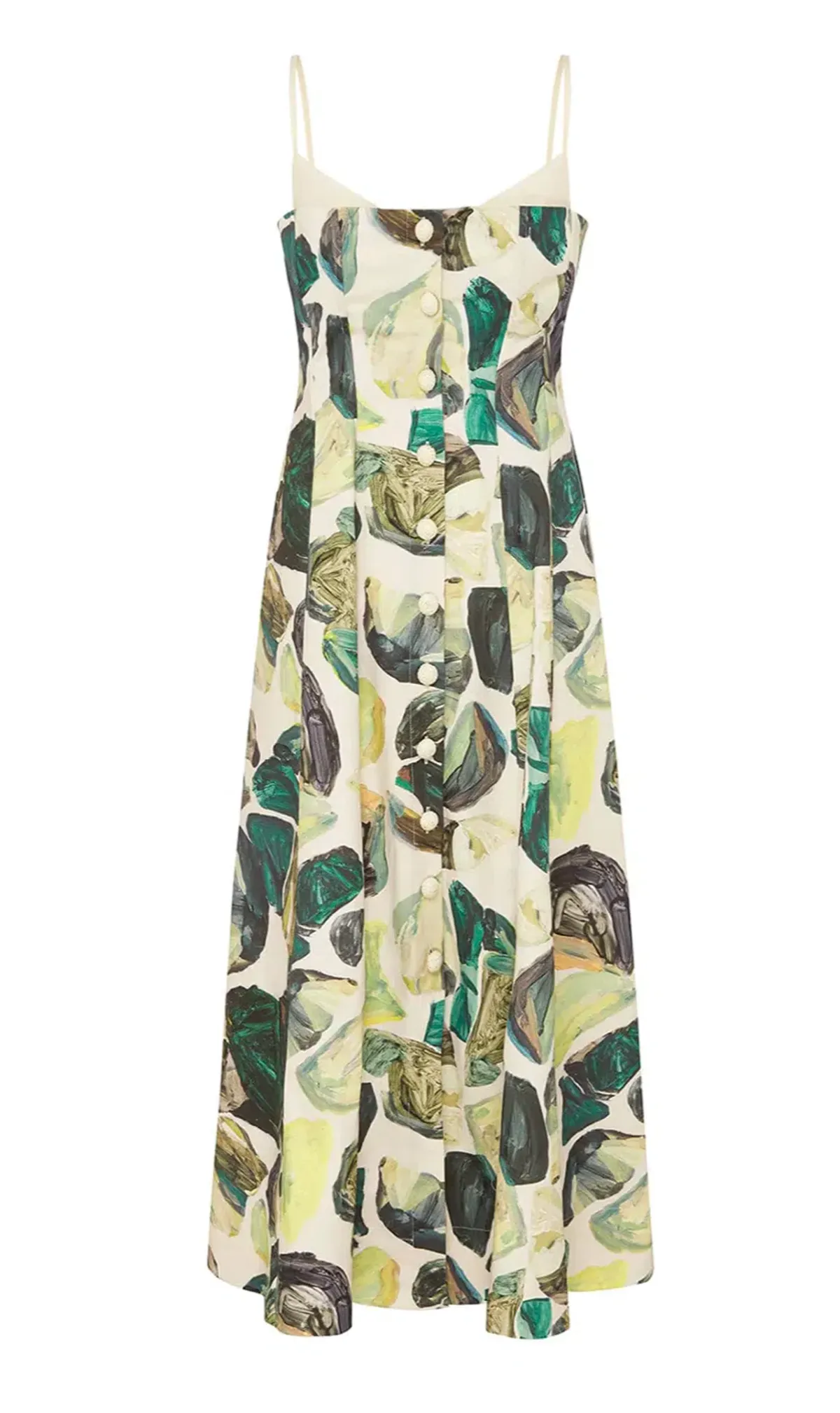 Alemais Siena Bandeau Midi Dress in Green Size 6 - Image 4