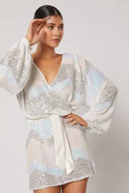 Winona Aviva Short Dress Print Size 8 for rent on The Volte - image 2