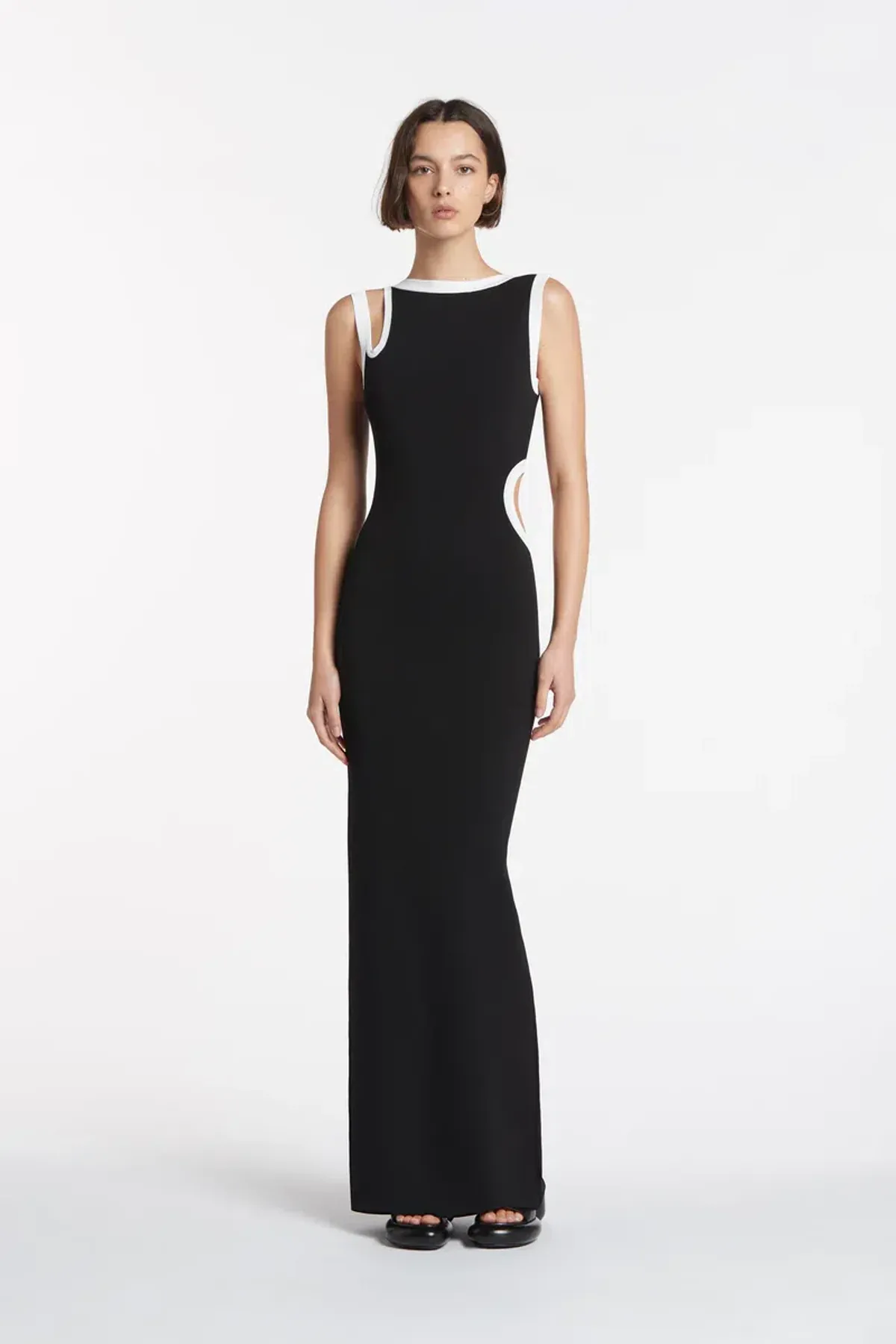Sir the Label Evalina Cut Out Dress Black Size AU 10 - Image 2